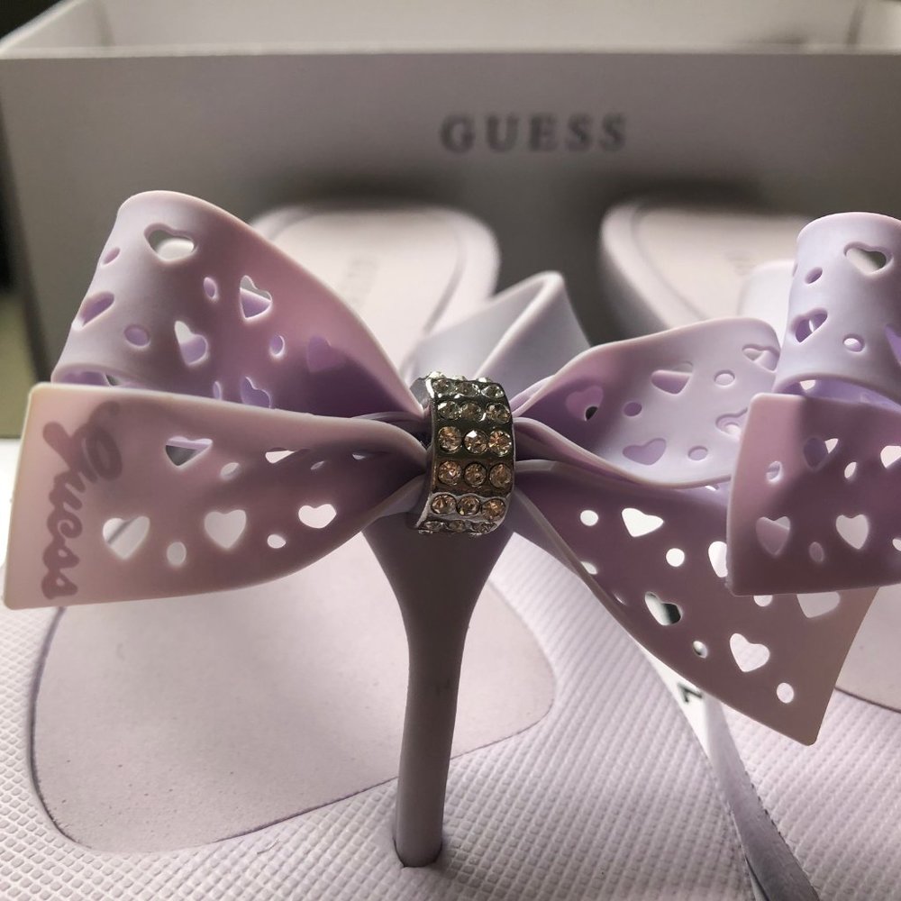 GUESS Los Angeles TUTU 18 BOW Flip Flop 6M - Picture 5 of 8